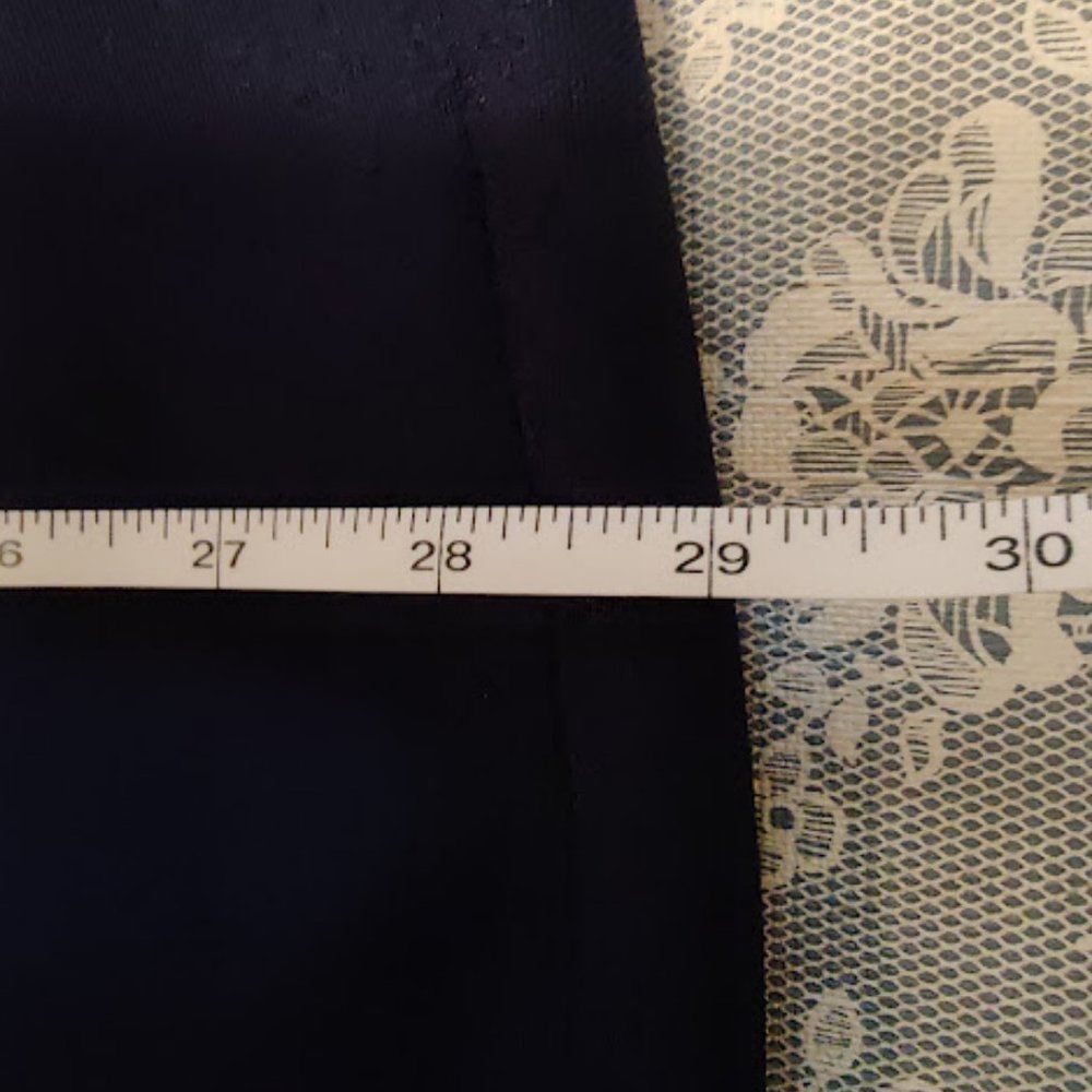 *NWOT*  Bend Over Casual/Dress Pull on Pants, Stretch, Plus, Navy Blue, Sz 46 - Picture 9 of 9